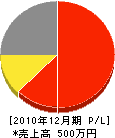 横山電気工社 損益計算書 2010年12月期