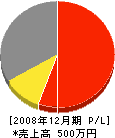 藤本造園 損益計算書 2008年12月期