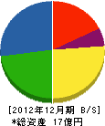 ホシザキ沖縄 貸借対照表 2012年12月期