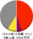 松野建設工業 損益計算書 2010年10月期