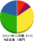 天川工業 貸借対照表 2011年12月期