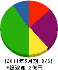 片岡久工務店 貸借対照表 2011年5月期