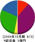 徳政組 貸借対照表 2008年10月期