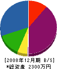 エレテックニシノ 貸借対照表 2008年12月期