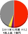 藤元建設 損益計算書 2011年12月期