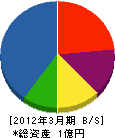 伊藤工務所 貸借対照表 2012年3月期