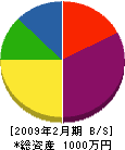 京葉電設 貸借対照表 2009年2月期