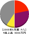 平田組 損益計算書 2008年6月期