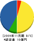 三和ダイヤ工業 貸借対照表 2009年11月期