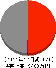 岸田電化センター 損益計算書 2011年12月期