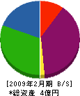 斉藤餝商店 貸借対照表 2009年2月期