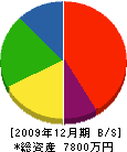 友栄電設 貸借対照表 2009年12月期