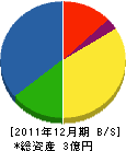 松坂屋建材 貸借対照表 2011年12月期