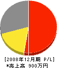 清川組 損益計算書 2008年12月期