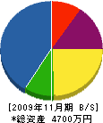 トヨダ 貸借対照表 2009年11月期