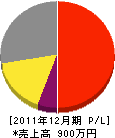 吉松電気工事店 損益計算書 2011年12月期