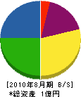 浅沼電機商会 貸借対照表 2010年8月期