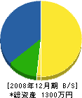 菅野建材 貸借対照表 2008年12月期