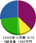 中野重機 貸借対照表 2009年12月期