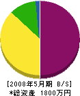 誠弘組 貸借対照表 2008年5月期