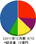 澤井商事 貸借対照表 2011年12月期