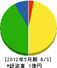 谷田川建設 貸借対照表 2012年5月期