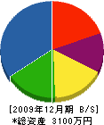 ヤマト防災興業 貸借対照表 2009年12月期