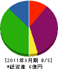 杉村工務店 貸借対照表 2011年3月期