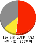 松尾組 損益計算書 2010年12月期