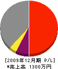弓倉鉄建 損益計算書 2009年12月期