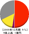 松原電気工事所 損益計算書 2009年12月期