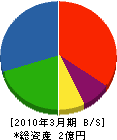 昭和電気工業 貸借対照表 2010年3月期