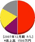 岡嶋老松園 損益計算書 2007年12月期