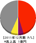 小坂工務店 損益計算書 2011年12月期