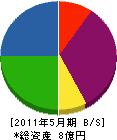 田村建材 貸借対照表 2011年5月期