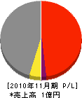 長谷川電気 損益計算書 2010年11月期