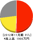 中川電気商会 損益計算書 2012年11月期