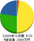 田村塗装工業 貸借対照表 2009年12月期