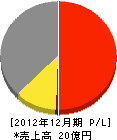弘報舘 損益計算書 2012年12月期