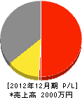 松浦電業社 損益計算書 2012年12月期