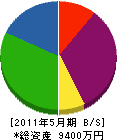 湯沢サトー工業 貸借対照表 2011年5月期