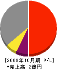 吾城 損益計算書 2008年10月期