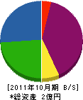宮光園 貸借対照表 2011年10月期