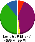 湘南ロード 貸借対照表 2012年9月期