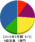 岡井水道工業所 貸借対照表 2010年9月期
