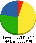 伊藤ラジオ 貸借対照表 2008年12月期