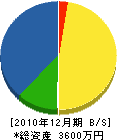岸田テレビサービス 貸借対照表 2010年12月期
