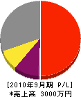 松田工業 損益計算書 2010年9月期