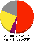 ヤマト防災興業 損益計算書 2009年12月期