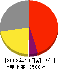 斉藤設備商会 損益計算書 2008年10月期